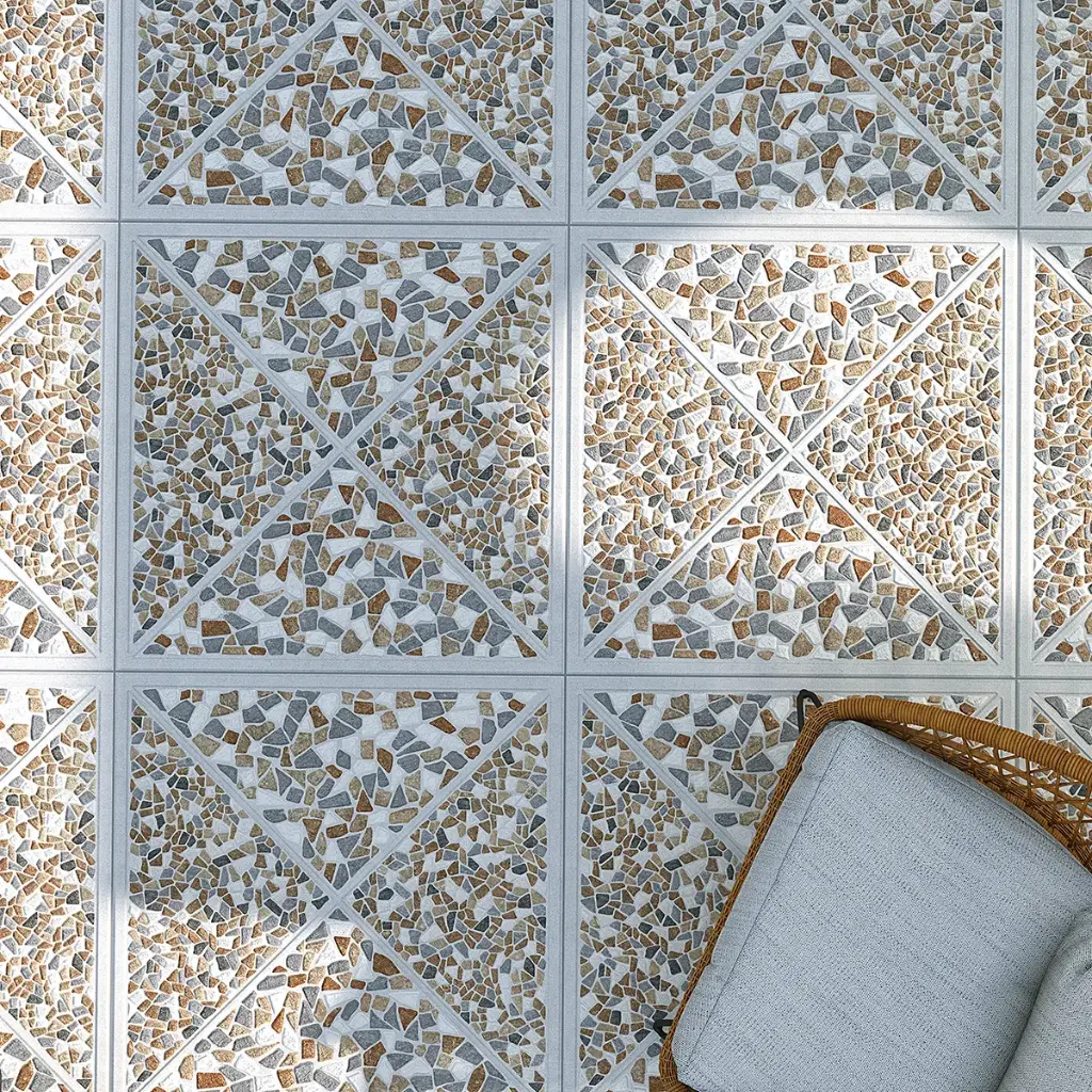 MATT GREY RUSTIC CHINE (60 by 60)